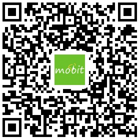 Qr code voor de Google play app van Mobit te downloaden